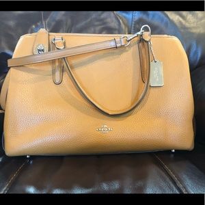 Coach Camel Colored Sachel